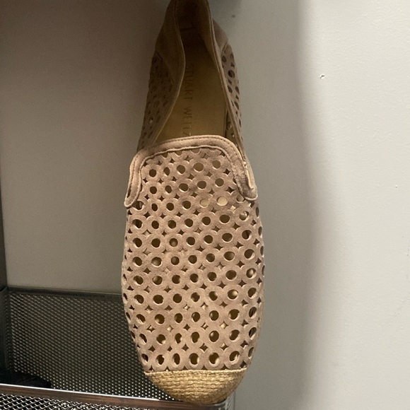 Stuart Weitzman cut out suede loafer - Picture 1 of 2